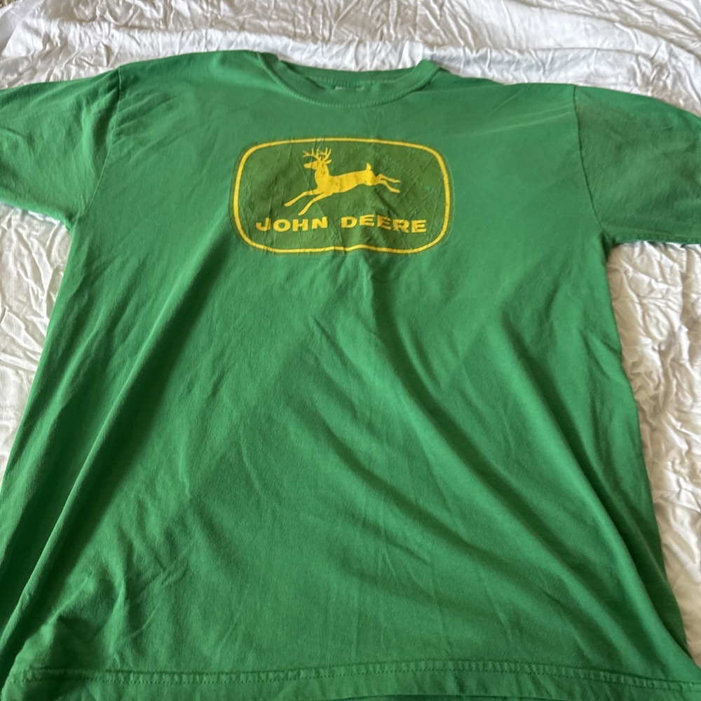 Vintage John Deere Jerzee XL‎ Mens Green T-shirt